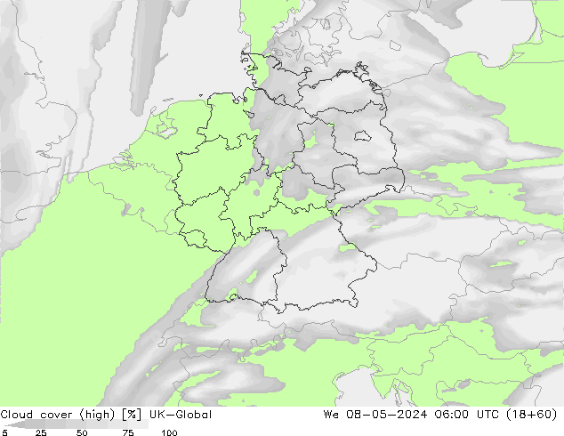 vysoký oblak UK-Global St 08.05.2024 06 UTC