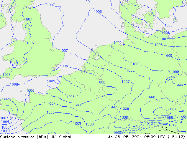 Bodendruck UK-Global Mo 06.05.2024 06 UTC