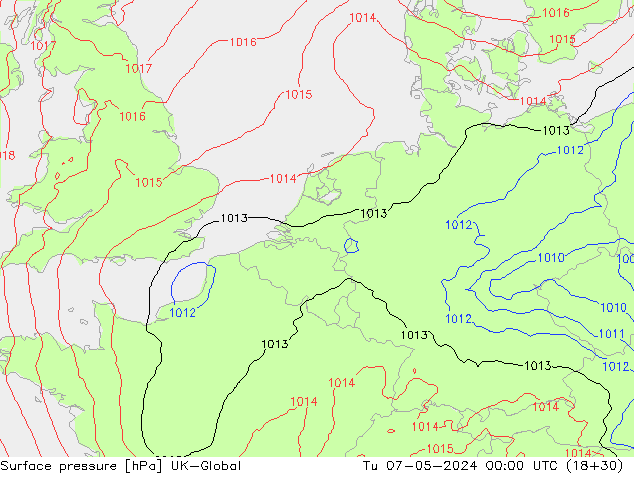 Bodendruck UK-Global Di 07.05.2024 00 UTC