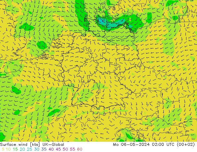 Surface wind UK-Global Mo 06.05.2024 02 UTC