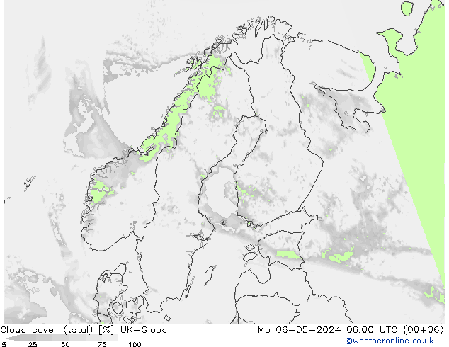 Wolken (gesamt) UK-Global Mo 06.05.2024 06 UTC