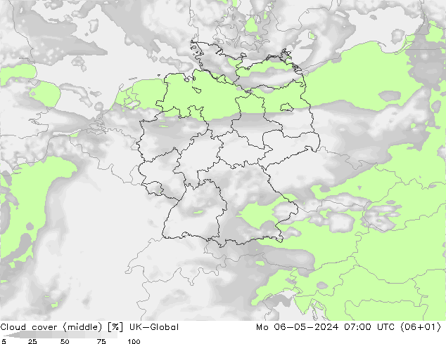 Nubes medias UK-Global lun 06.05.2024 07 UTC