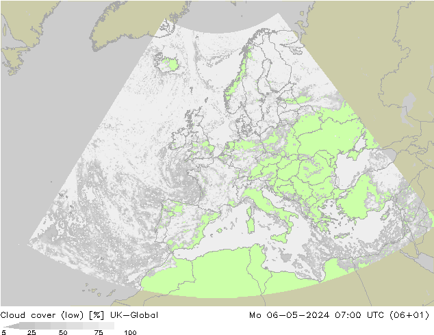 nízká oblaka UK-Global Po 06.05.2024 07 UTC