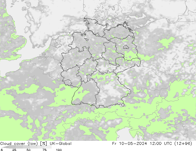 zachmurzenie (niskie) UK-Global pt. 10.05.2024 12 UTC