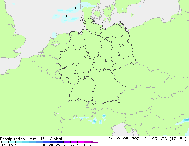 precipitação UK-Global Sex 10.05.2024 00 UTC