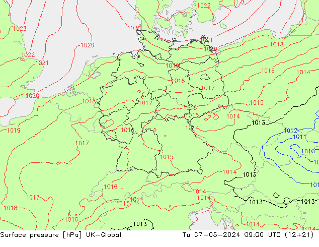 ciśnienie UK-Global wto. 07.05.2024 09 UTC