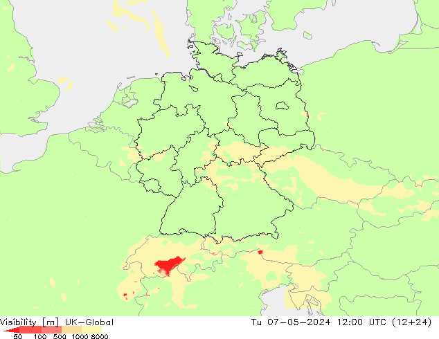 Sichtweite UK-Global Di 07.05.2024 12 UTC