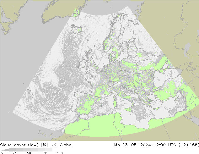 Wolken (tief) UK-Global Mo 13.05.2024 12 UTC