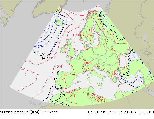 Yer basıncı UK-Global Cts 11.05.2024 06 UTC