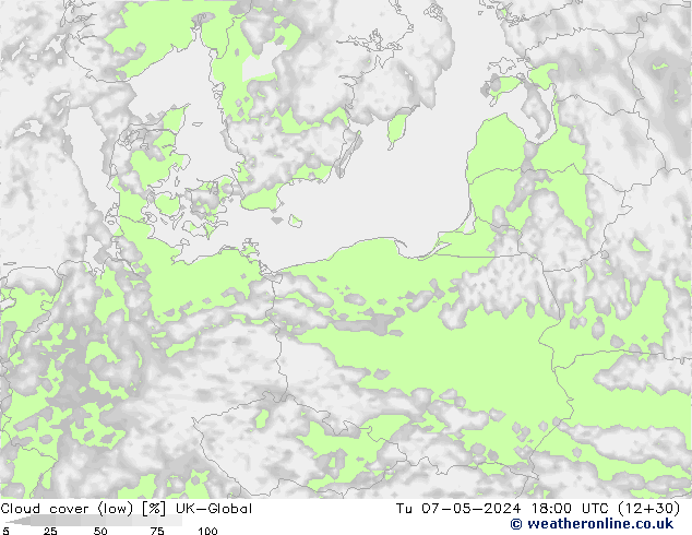 облака (низкий) UK-Global вт 07.05.2024 18 UTC