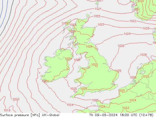 pressão do solo UK-Global Qui 09.05.2024 18 UTC