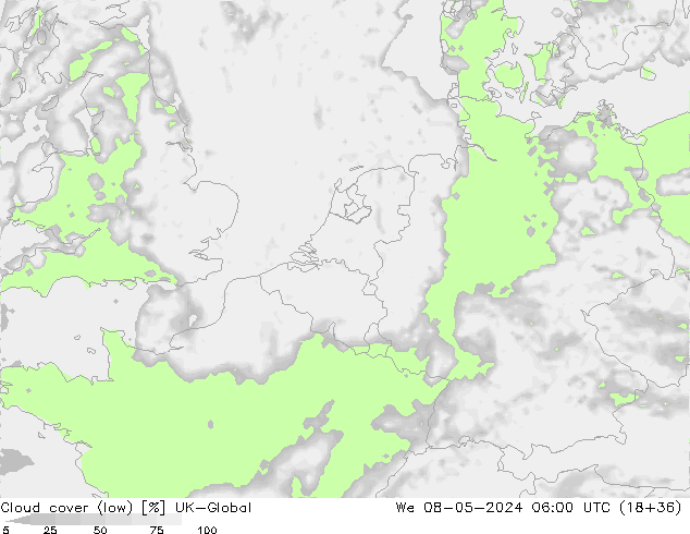 Nubes bajas UK-Global mié 08.05.2024 06 UTC
