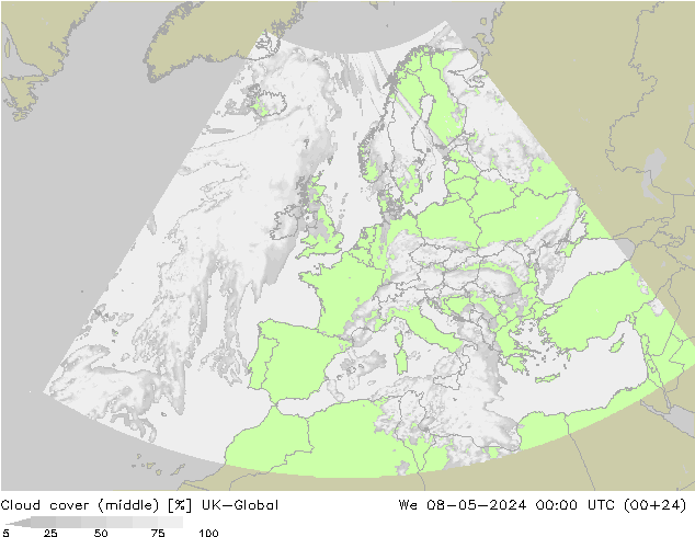 Wolken (mittel) UK-Global Mi 08.05.2024 00 UTC