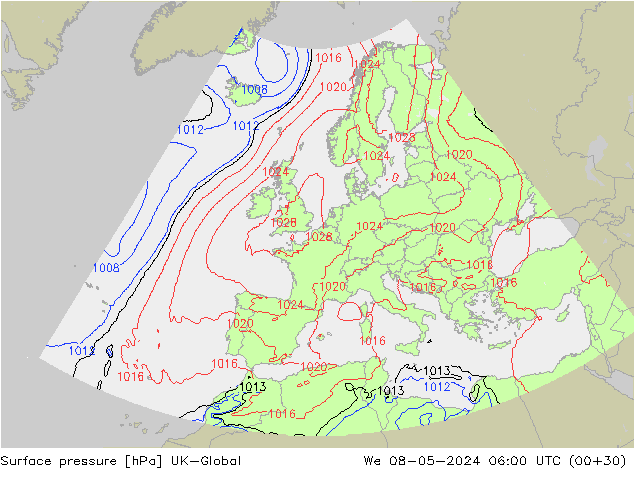 ciśnienie UK-Global śro. 08.05.2024 06 UTC