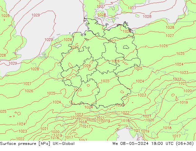 ciśnienie UK-Global śro. 08.05.2024 18 UTC