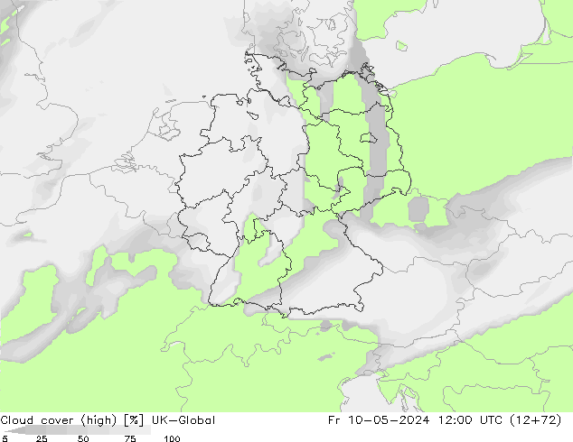 vysoký oblak UK-Global Pá 10.05.2024 12 UTC