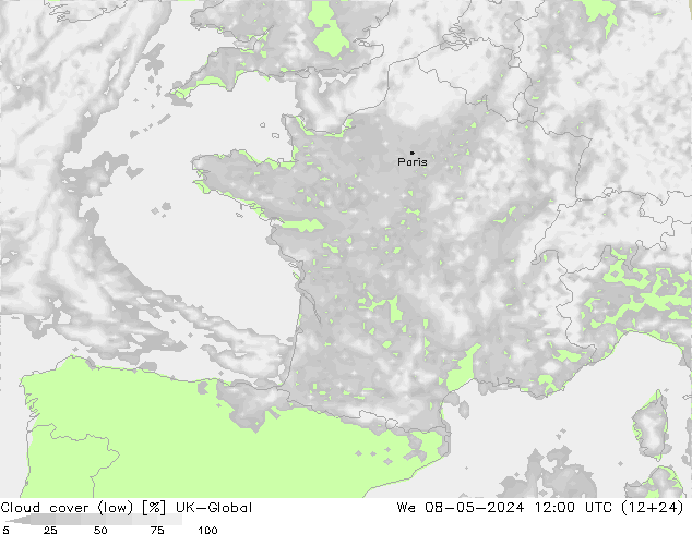 облака (низкий) UK-Global ср 08.05.2024 12 UTC