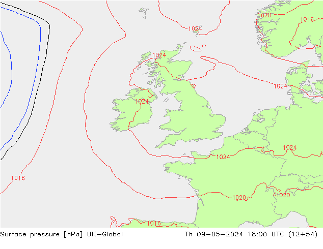 pressão do solo UK-Global Qui 09.05.2024 18 UTC