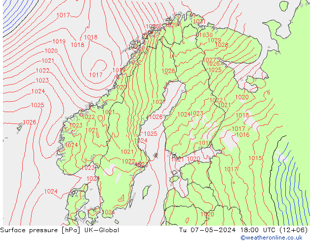 Bodendruck UK-Global Di 07.05.2024 18 UTC