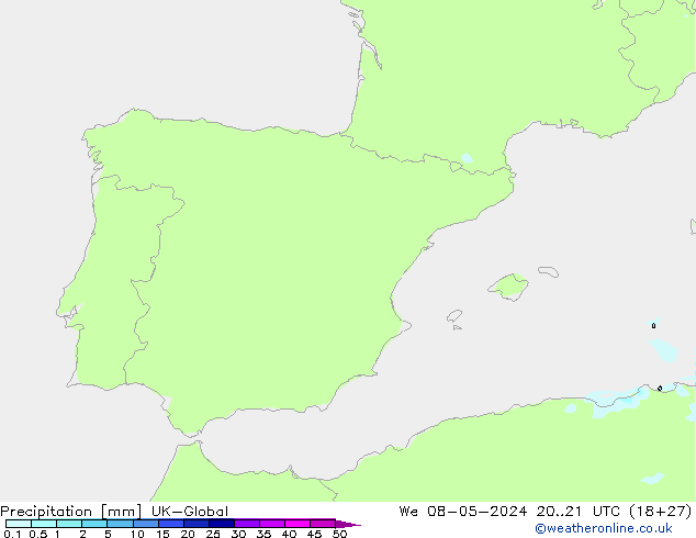 precipitação UK-Global Qua 08.05.2024 21 UTC