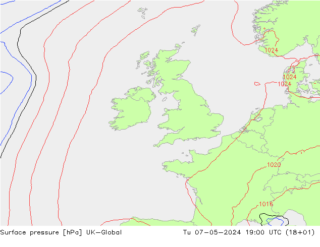 pressão do solo UK-Global Ter 07.05.2024 19 UTC