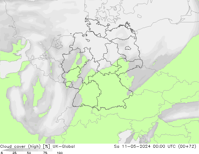 nuvens (high) UK-Global Sáb 11.05.2024 00 UTC