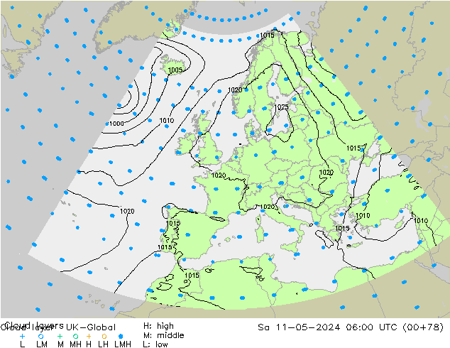 Cloud layer UK-Global Cts 11.05.2024 06 UTC