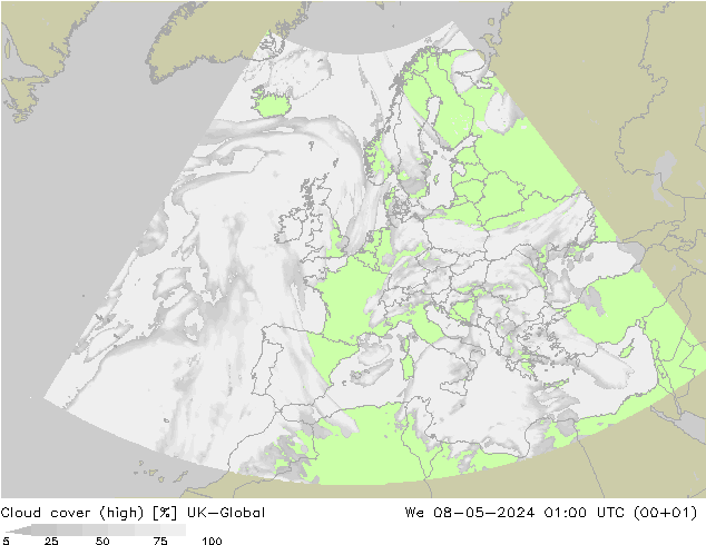 Wolken (hohe) UK-Global Mi 08.05.2024 01 UTC