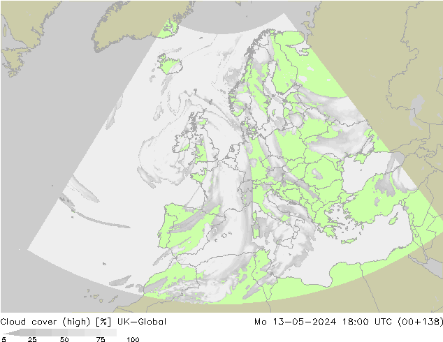 vysoký oblak UK-Global Po 13.05.2024 18 UTC