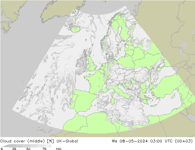 Nubes medias UK-Global mié 08.05.2024 03 UTC