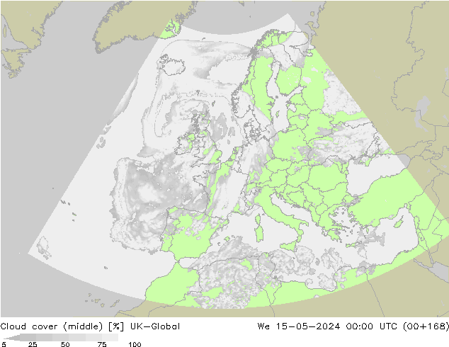 zachmurzenie (środk.) UK-Global śro. 15.05.2024 00 UTC