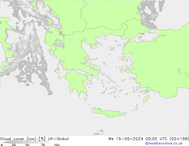 Nubi basse UK-Global mer 15.05.2024 00 UTC