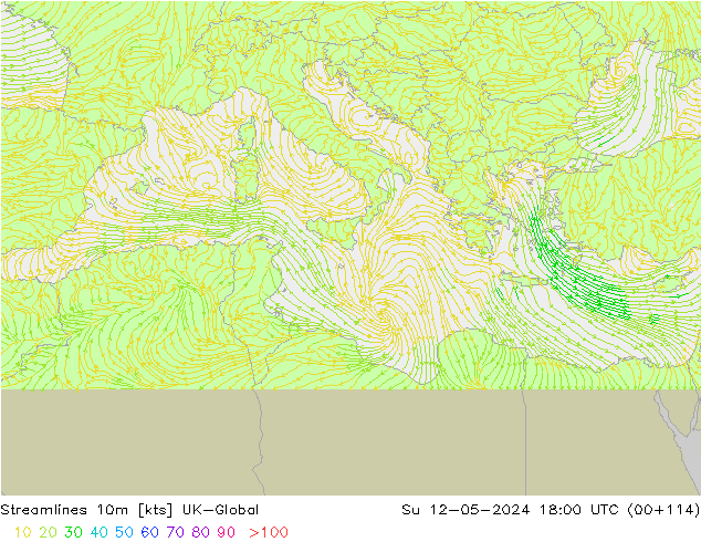 Linea di flusso 10m UK-Global dom 12.05.2024 18 UTC