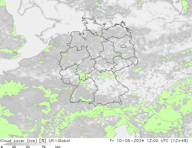 Nubes bajas UK-Global vie 10.05.2024 12 UTC