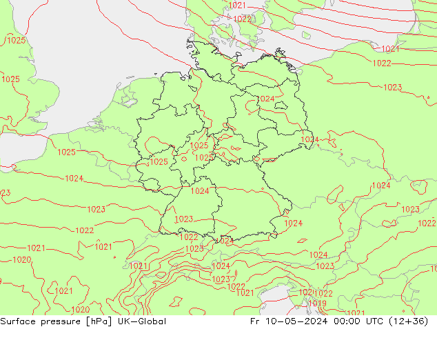 Yer basıncı UK-Global Cu 10.05.2024 00 UTC