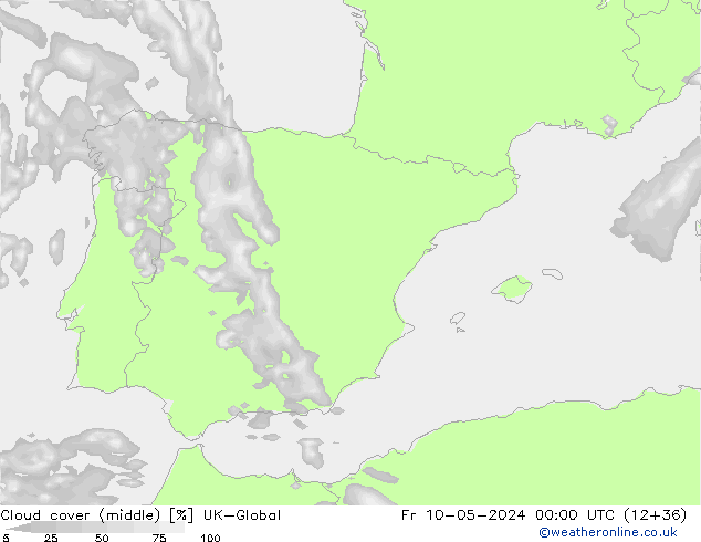 Nubes medias UK-Global vie 10.05.2024 00 UTC