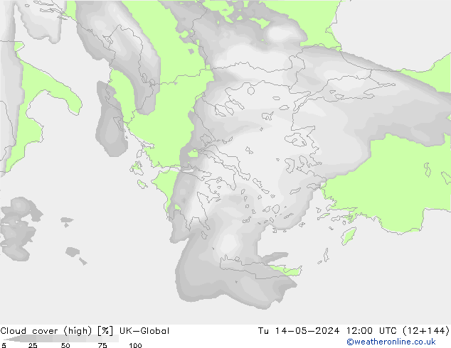 zachmurzenie (wysokie) UK-Global wto. 14.05.2024 12 UTC