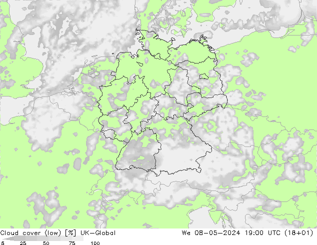 云 (低) UK-Global 星期三 08.05.2024 19 UTC