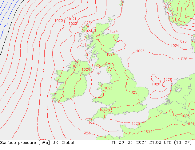 pressão do solo UK-Global Qui 09.05.2024 21 UTC