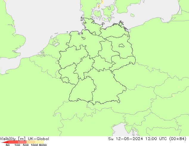 Dohlednost UK-Global Ne 12.05.2024 12 UTC