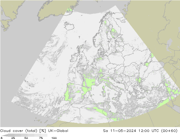 Bulutlar (toplam) UK-Global Cts 11.05.2024 12 UTC