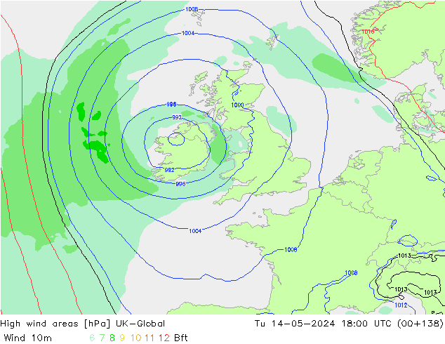 High wind areas UK-Global Ter 14.05.2024 18 UTC