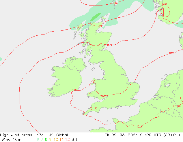 High wind areas UK-Global Th 09.05.2024 01 UTC