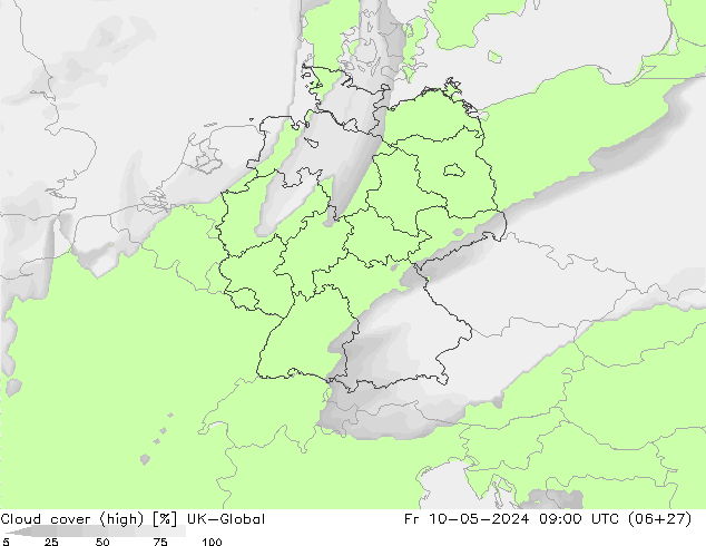 Wolken (hohe) UK-Global Fr 10.05.2024 09 UTC