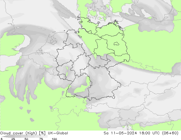 Wolken (hohe) UK-Global Sa 11.05.2024 18 UTC