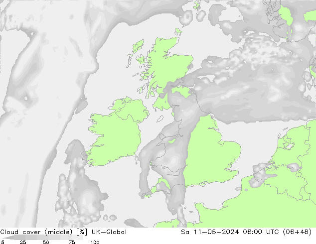 Nubes medias UK-Global sáb 11.05.2024 06 UTC