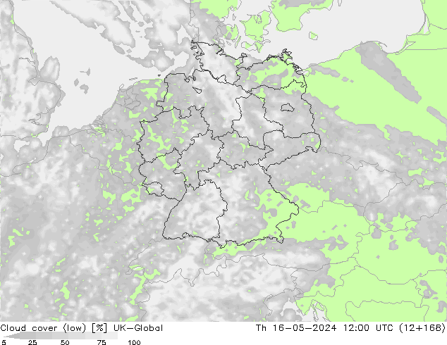 nízká oblaka UK-Global Čt 16.05.2024 12 UTC
