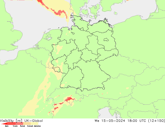 Dohlednost UK-Global St 15.05.2024 18 UTC