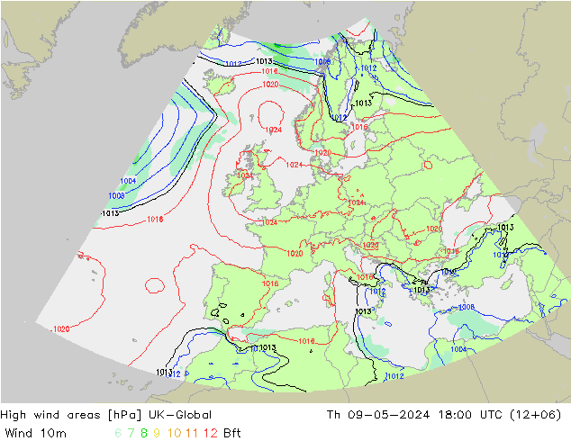 yüksek rüzgarlı alanlar UK-Global Per 09.05.2024 18 UTC