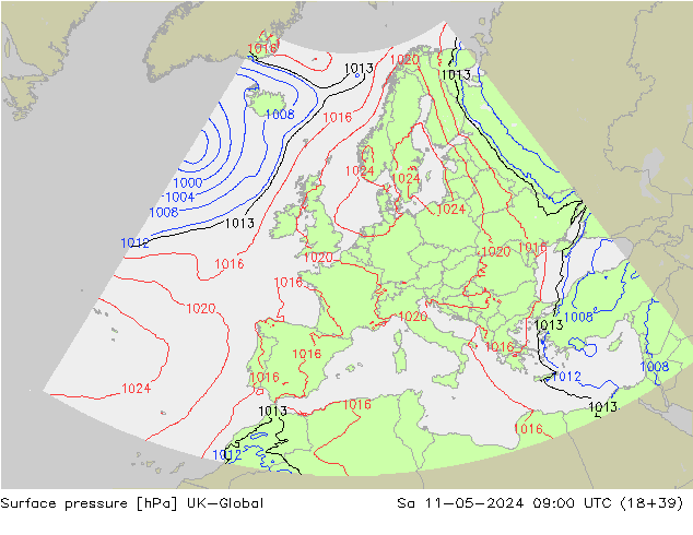 Yer basıncı UK-Global Cts 11.05.2024 09 UTC